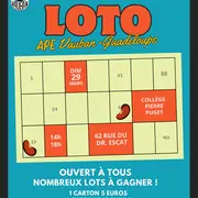 Grand loto de l'APE Vauban-Guadeloupe