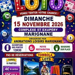 Grand loto de l'association ALM