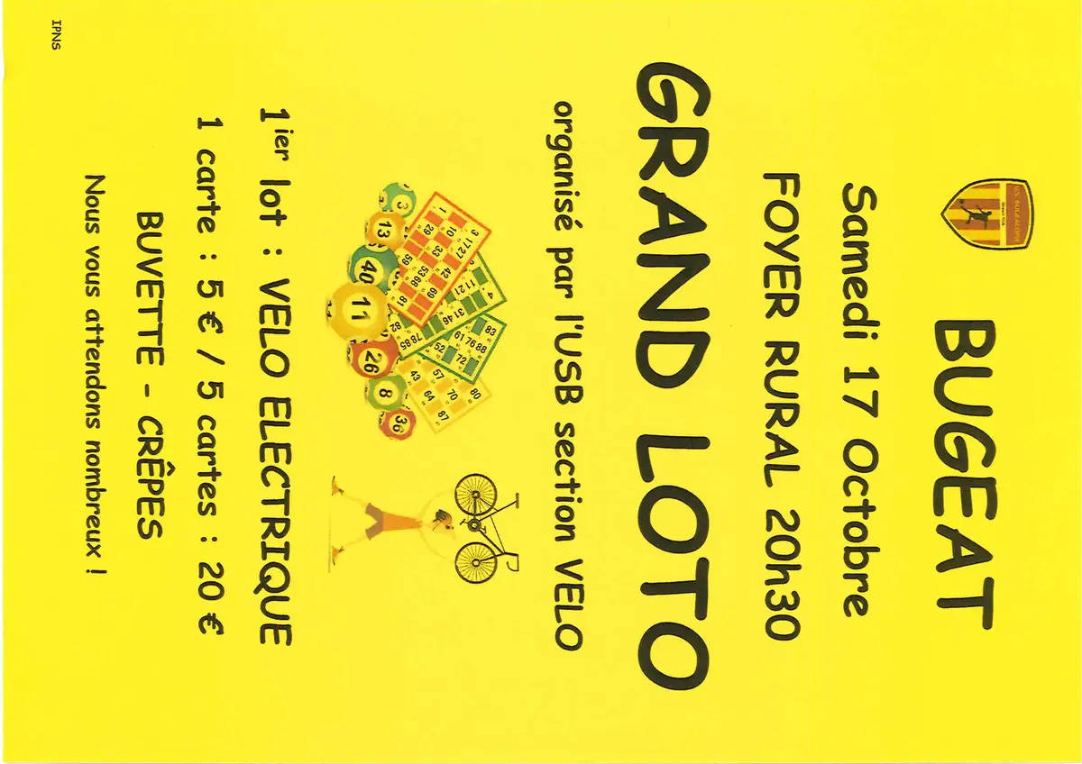 Grand Loto de l'USB Section Vélo
