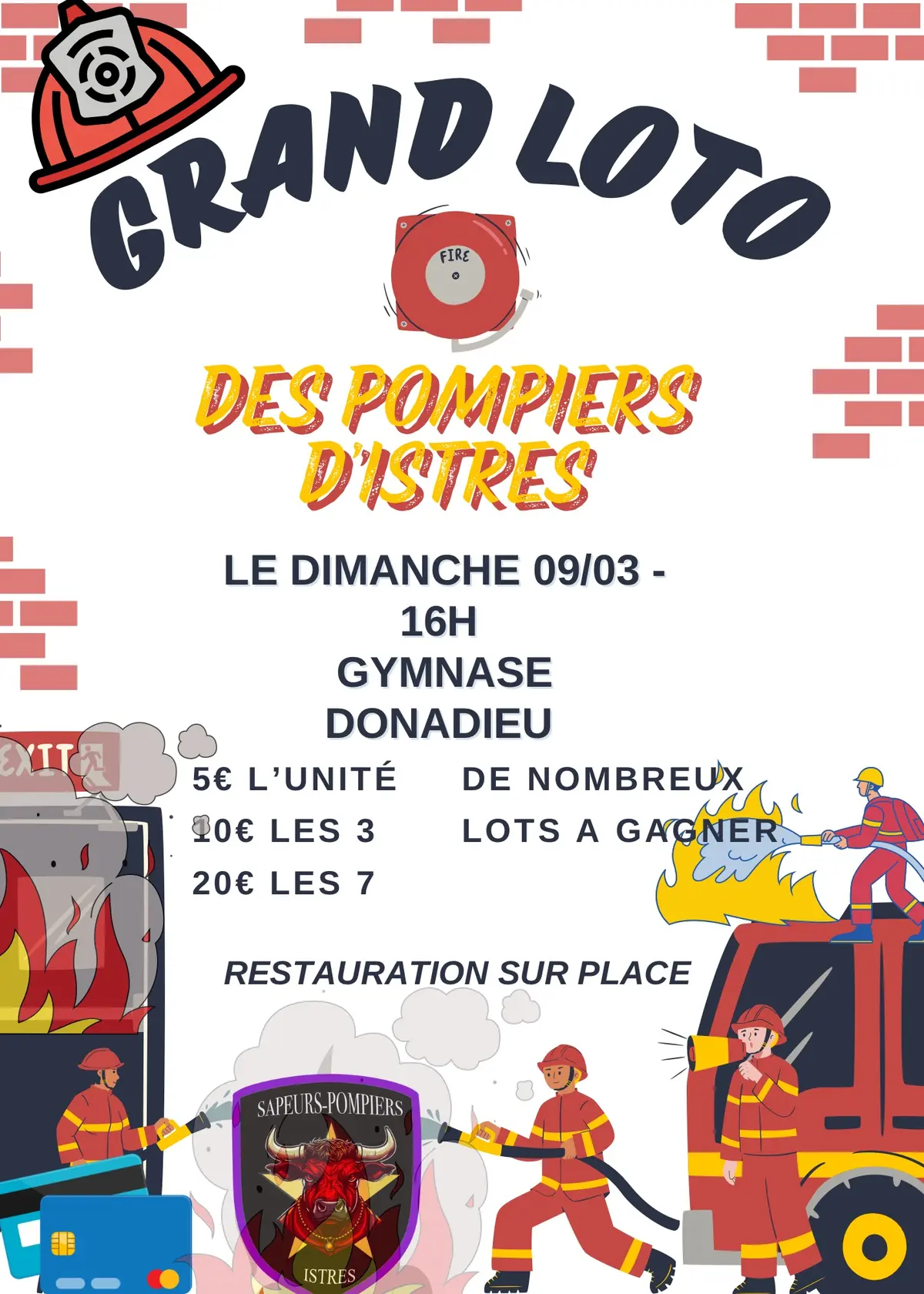 Grand loto des sapeurs-pompiers d'Istres