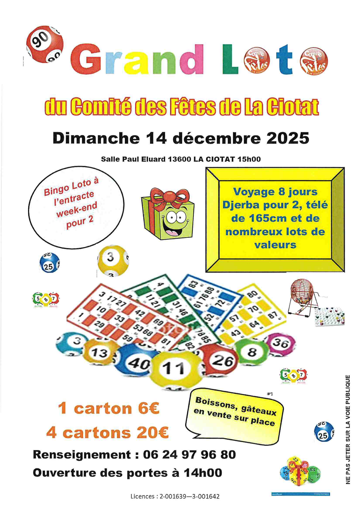 Grand Loto du Comité des Fêtes de La Ciotat