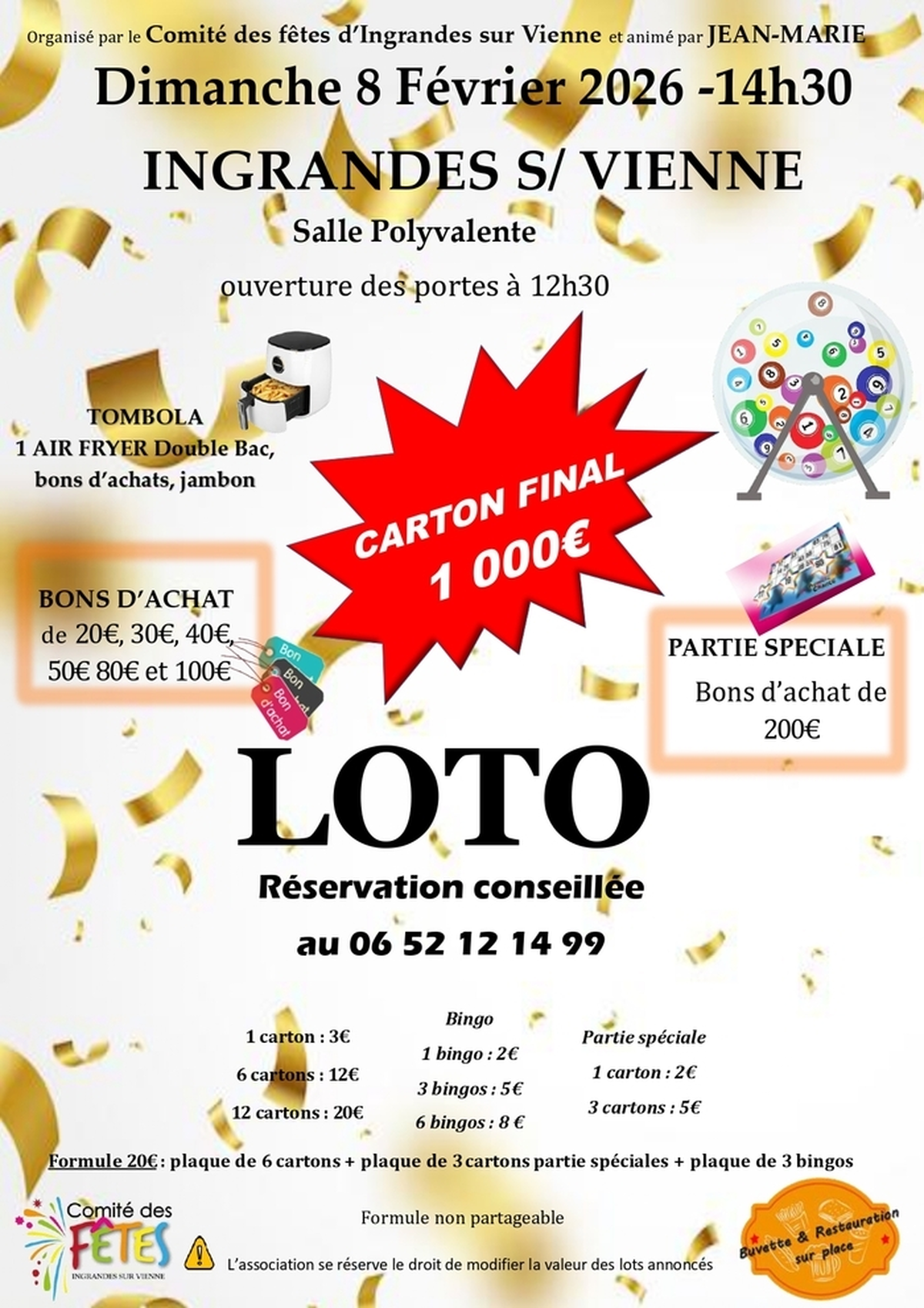 Grand Loto festif et convivial