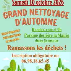 Grand nettoyage d'automne