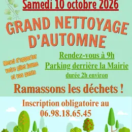 Grand nettoyage d'automne