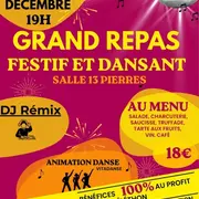 Grand repas festif et dansant