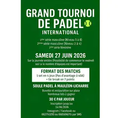Grand tournoi de padel