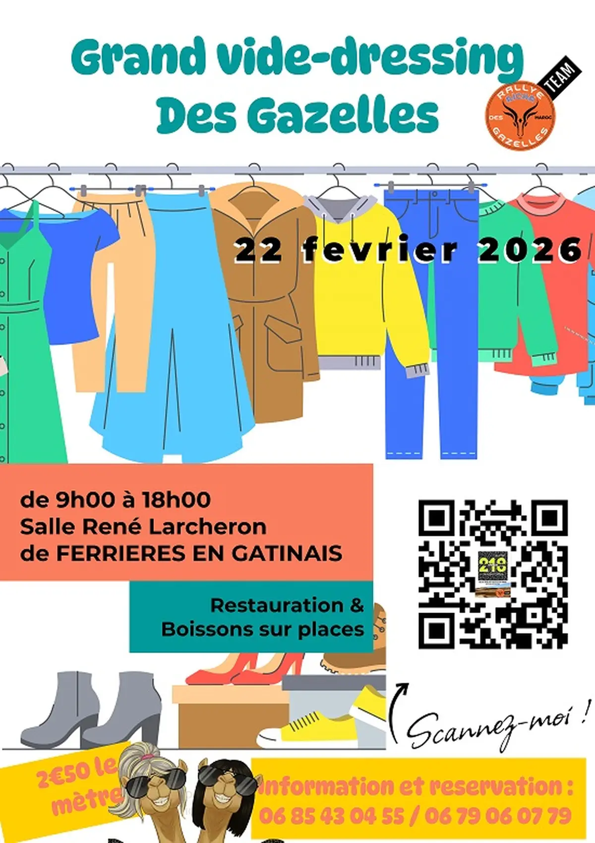 Grand vide dressing des Gazelles