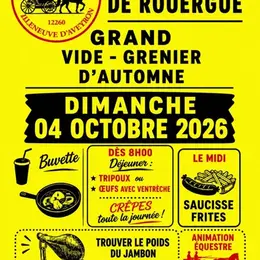 Grand vide grenier d'automne à Villefranche