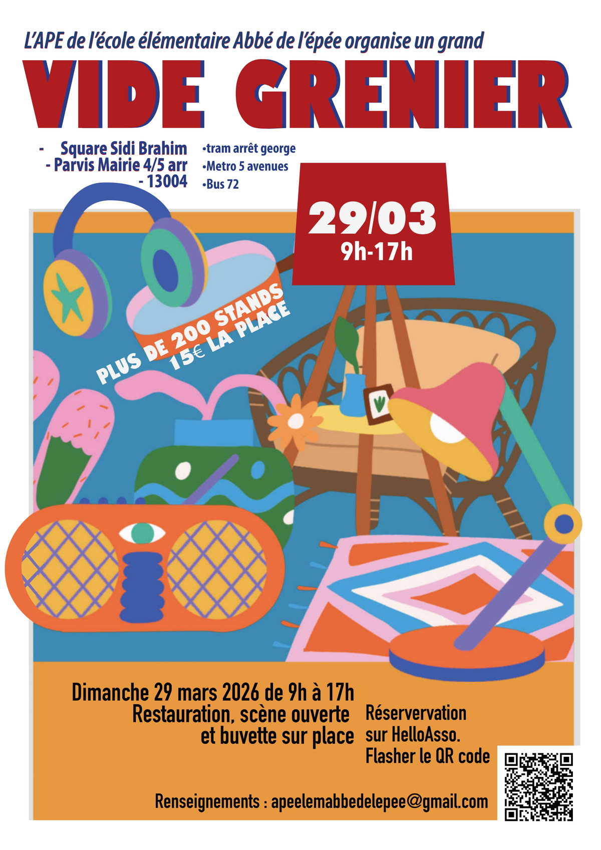 Grand vide-grenier du Square Sidi Brahim