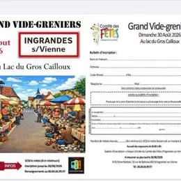 Grand vide-greniers du CDF d'Ingrandes-Sur-Vienne !