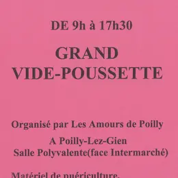 Grand vide-poussette