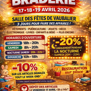 Grande braderie à Vaubalier