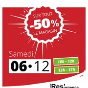 Grande Braderie de Noël à la ressourcerie