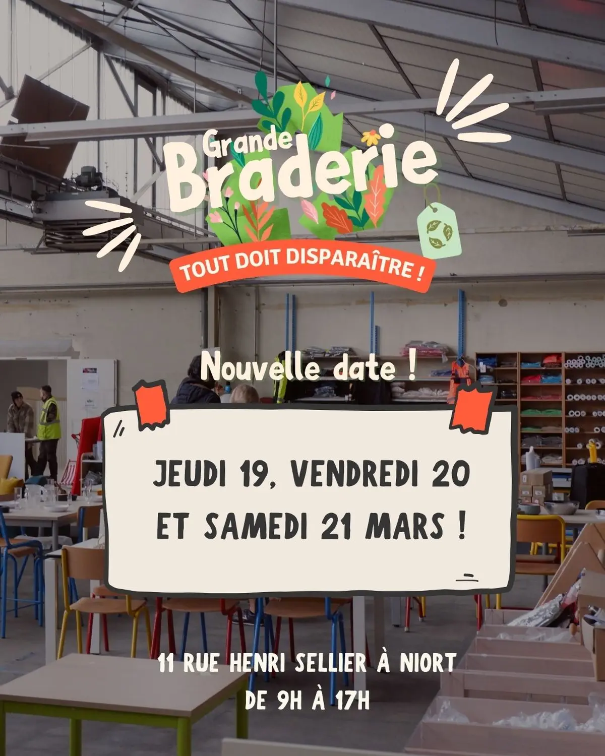 Grande Braderie de Raivalor à Niort