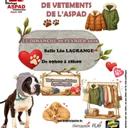 Grande braderie de vêtements de l'ASPAD