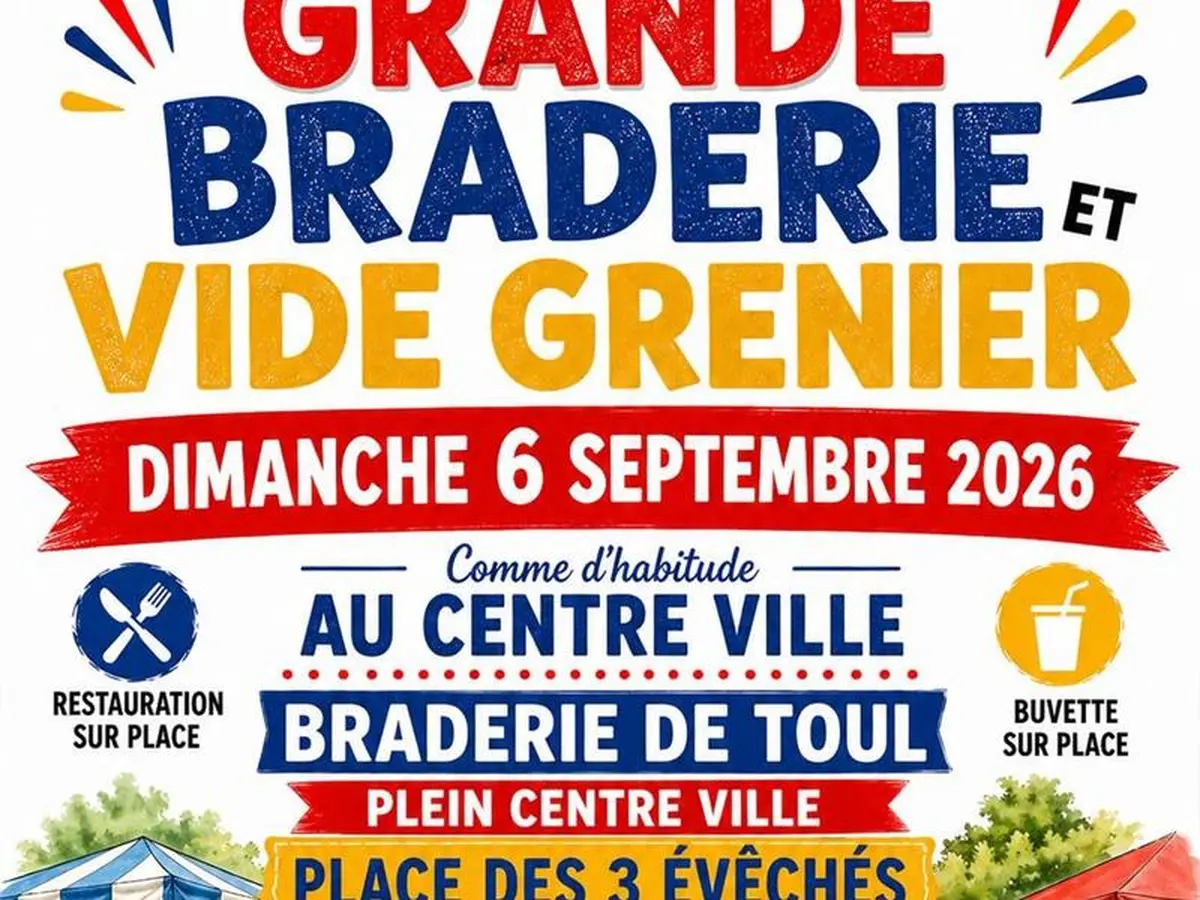 Grande braderie et vide-grenier de Toul