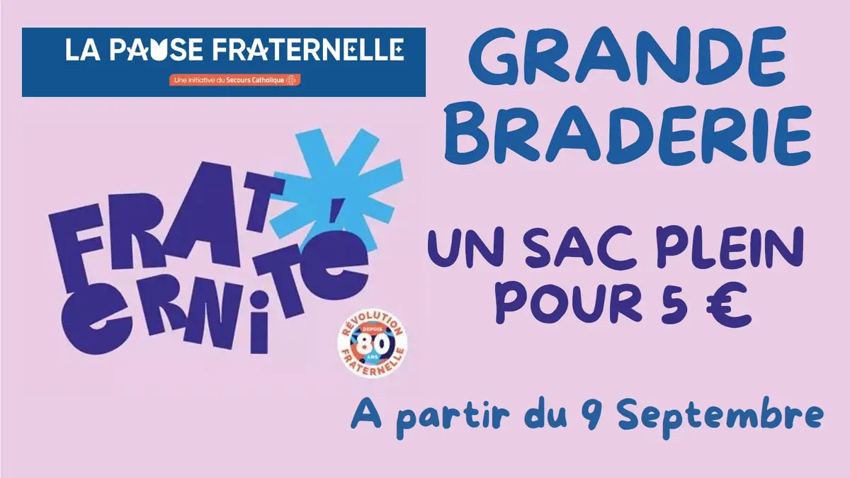 Grande braderie Fraternité