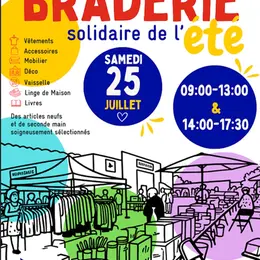 Grande braderie solidaire de l'été du Secours Populaire
