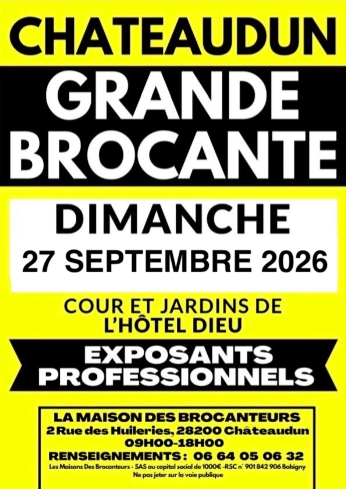 Grande Brocante de Châteaudun