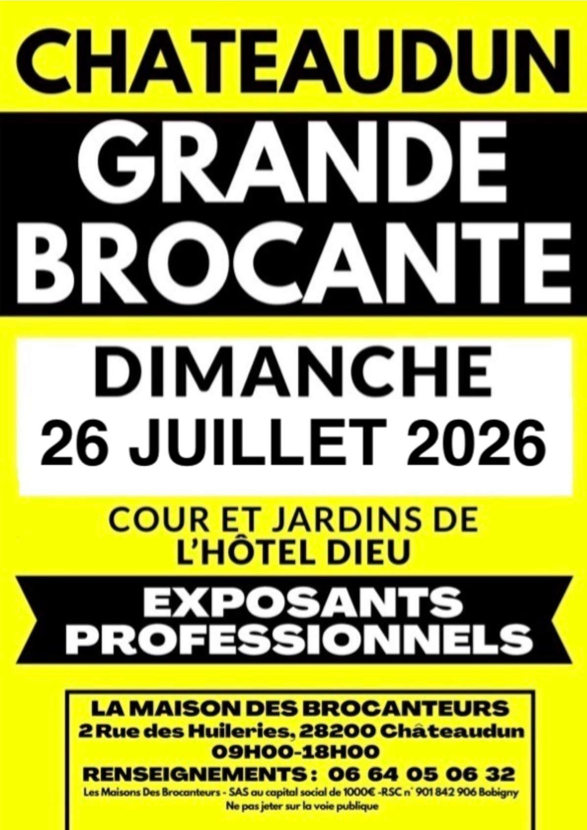 Grande Brocante de Châteaudun