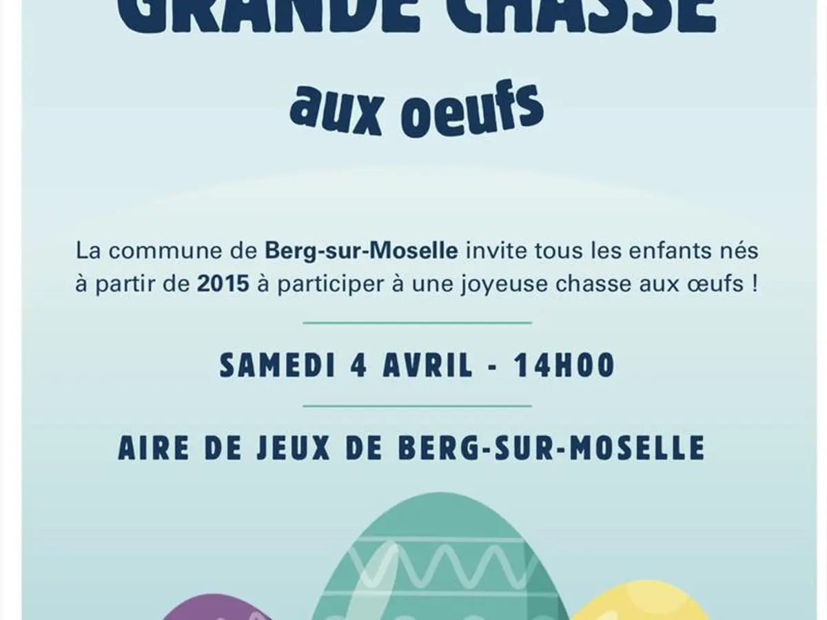 Grande chasse aux oeufs