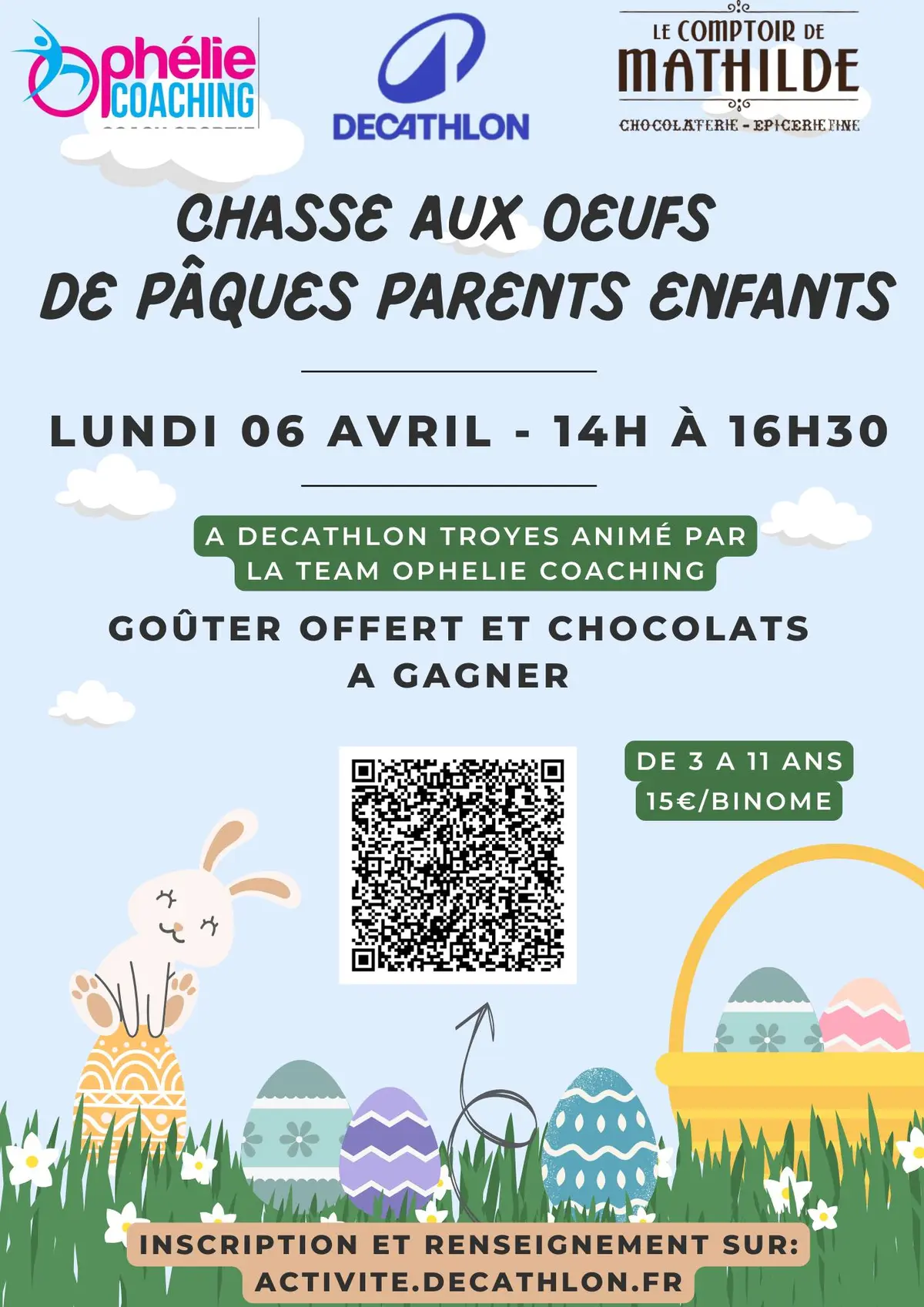 Grande chasse aux œufs de Pâques – Parents &amp; Enfants