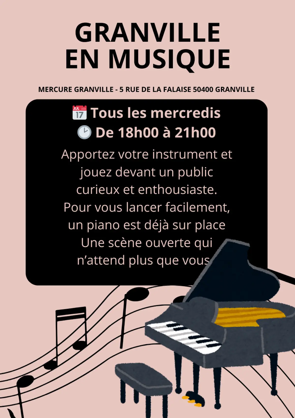 Granville en musique - scène ouverte