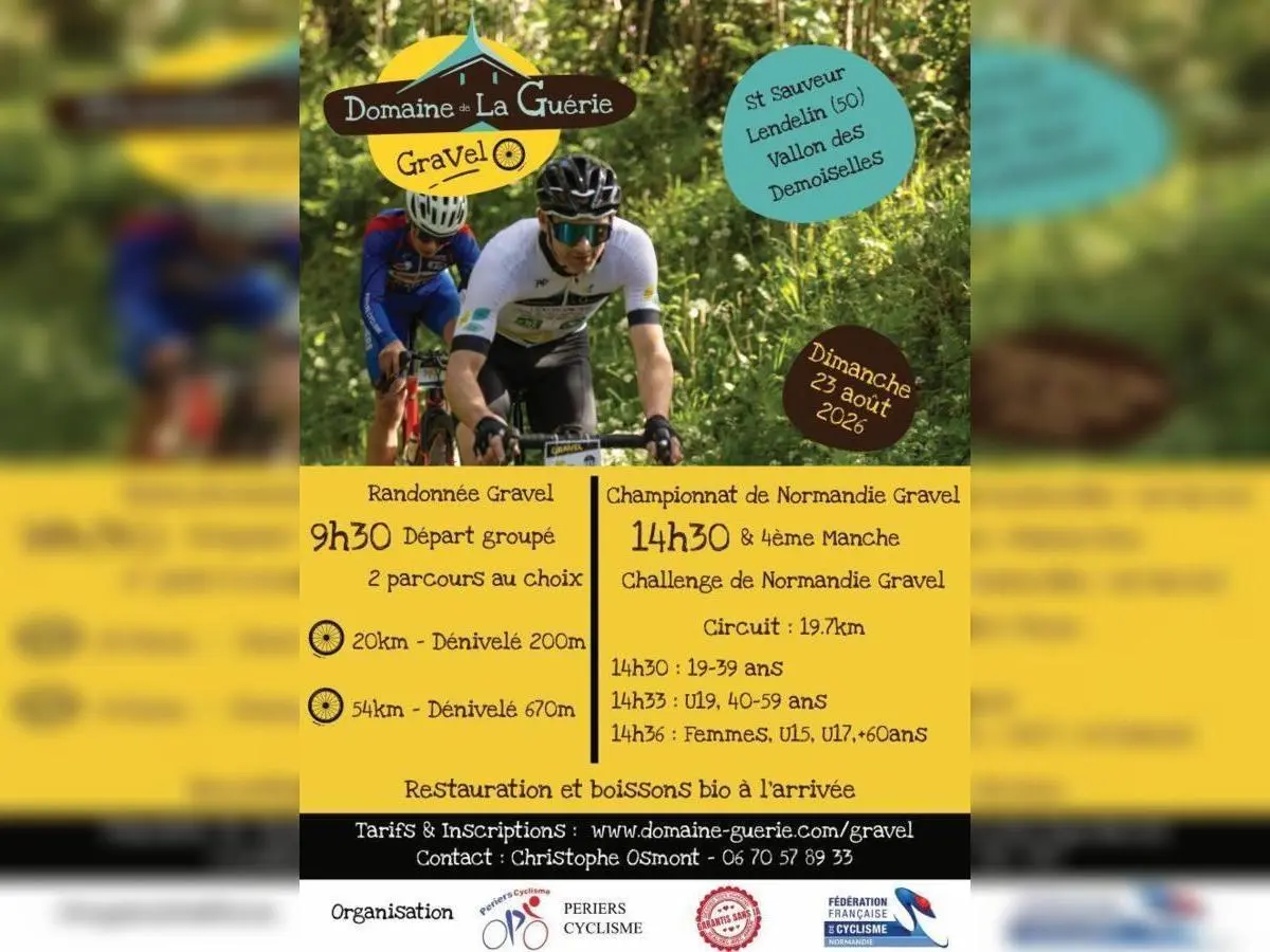 Gravel - randonnées et Championnat de Normandie