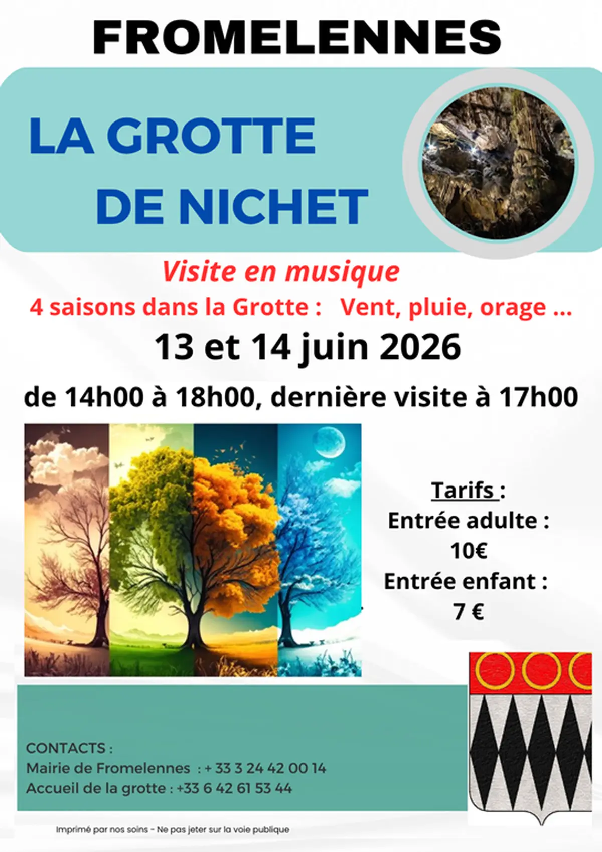 Grotte de Nichet : Visite en Musique