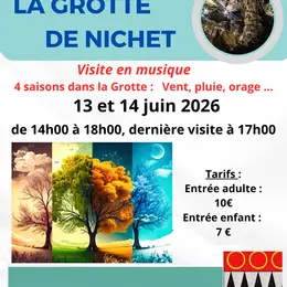 Grotte de Nichet : Visite en Musique