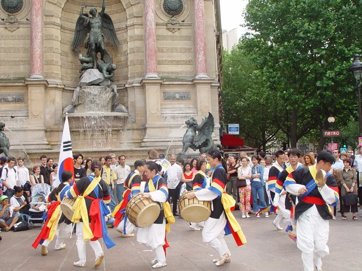 Groupe de musique traditionnelle coréenne