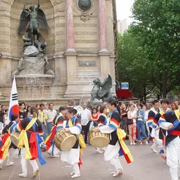 Groupe de musique traditionnelle coréenne