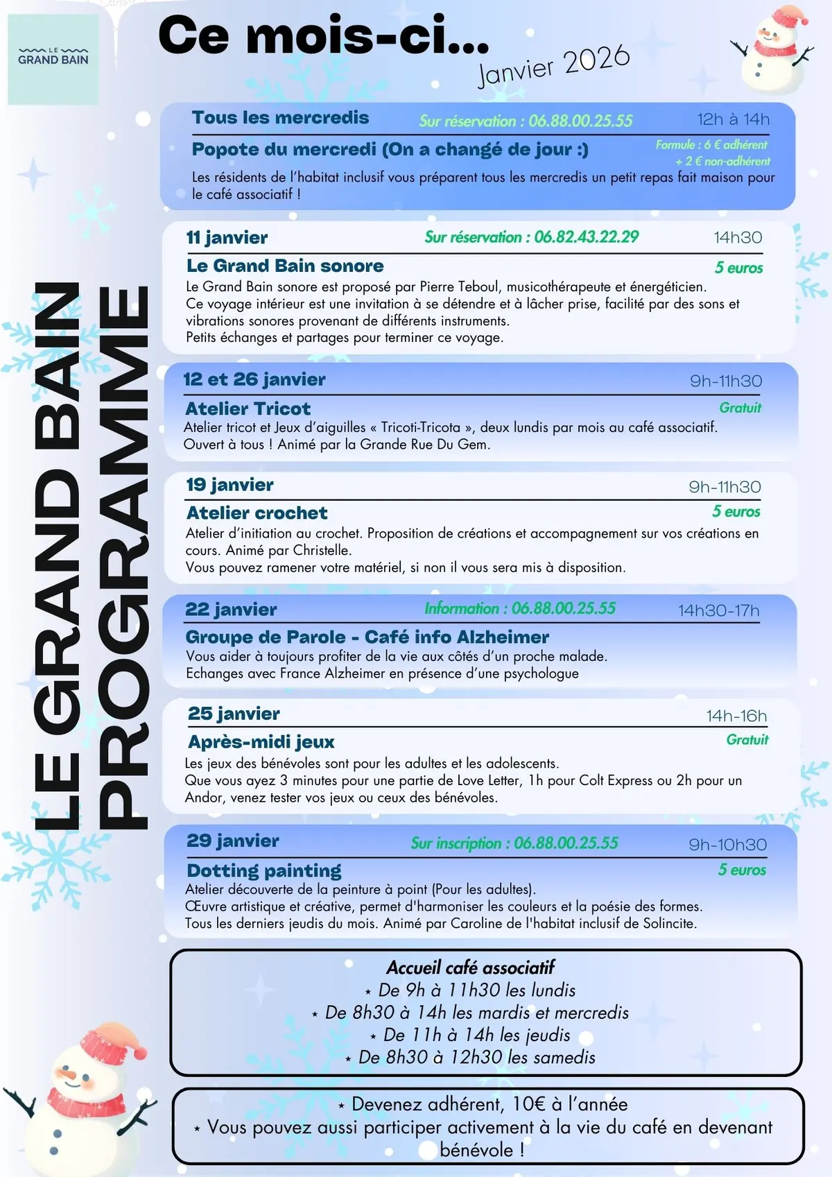 Groupe de parole - Café info Alzheimer