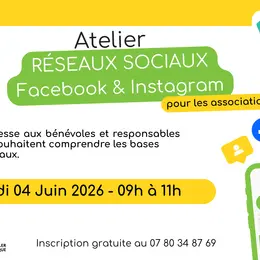 Guid'Asso : Atelier Gérer ses réseaux sociaux, Facebook &amp; Instagram