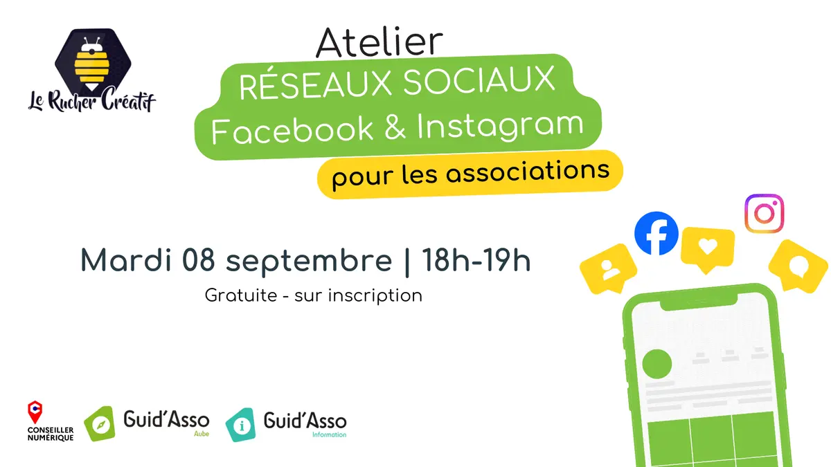 Guid'Asso : Atelier Gestion des réseaux sociaux