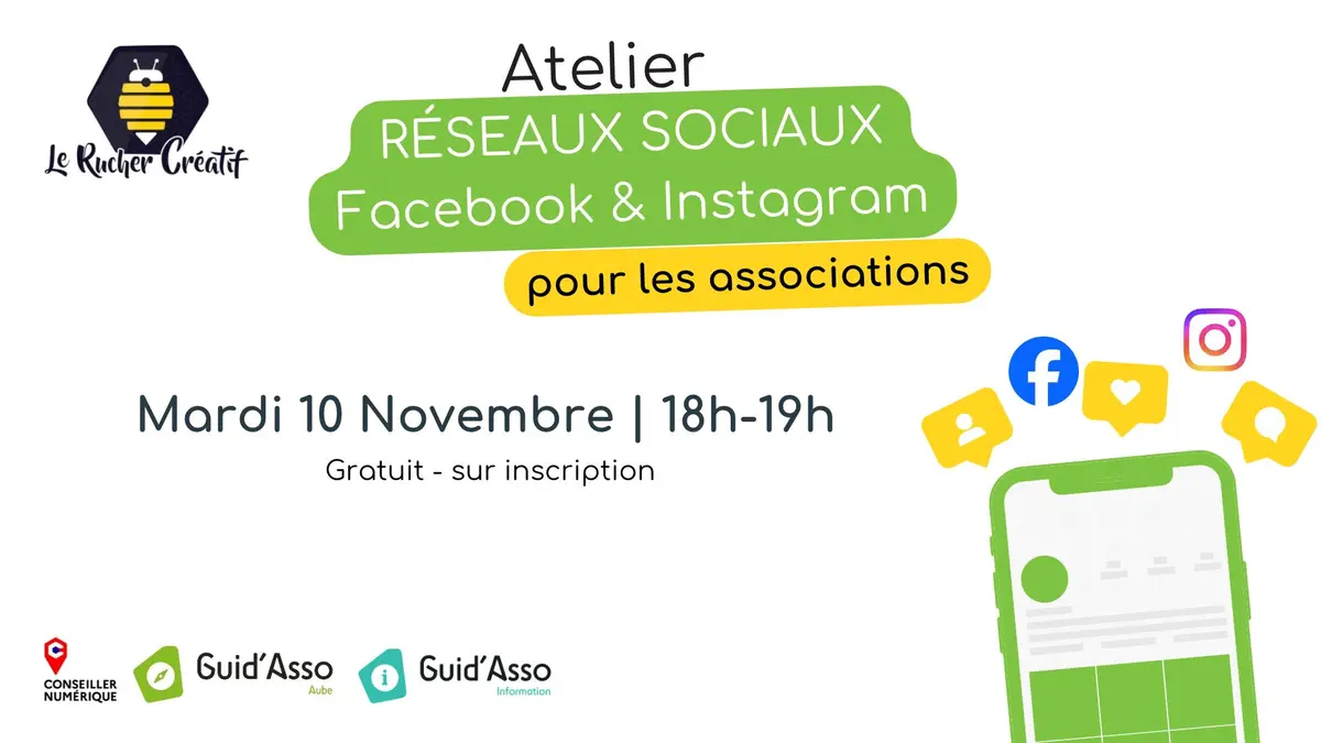 Guid'Asso : Atelier Gestion des réseaux sociaux