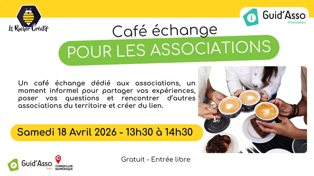 Guid'Asso : Café échange pour les associations