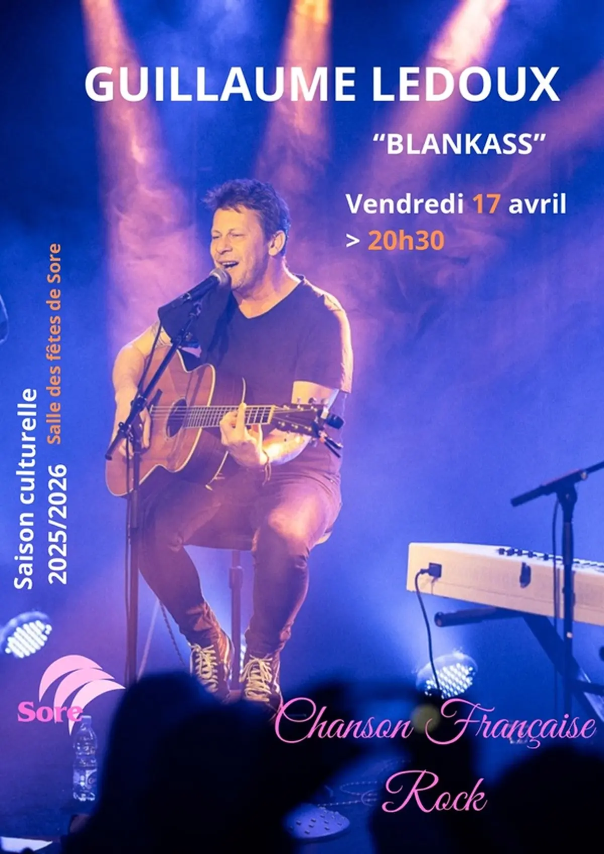 Guillaume Ledoux Blankass : Chanson française/rock