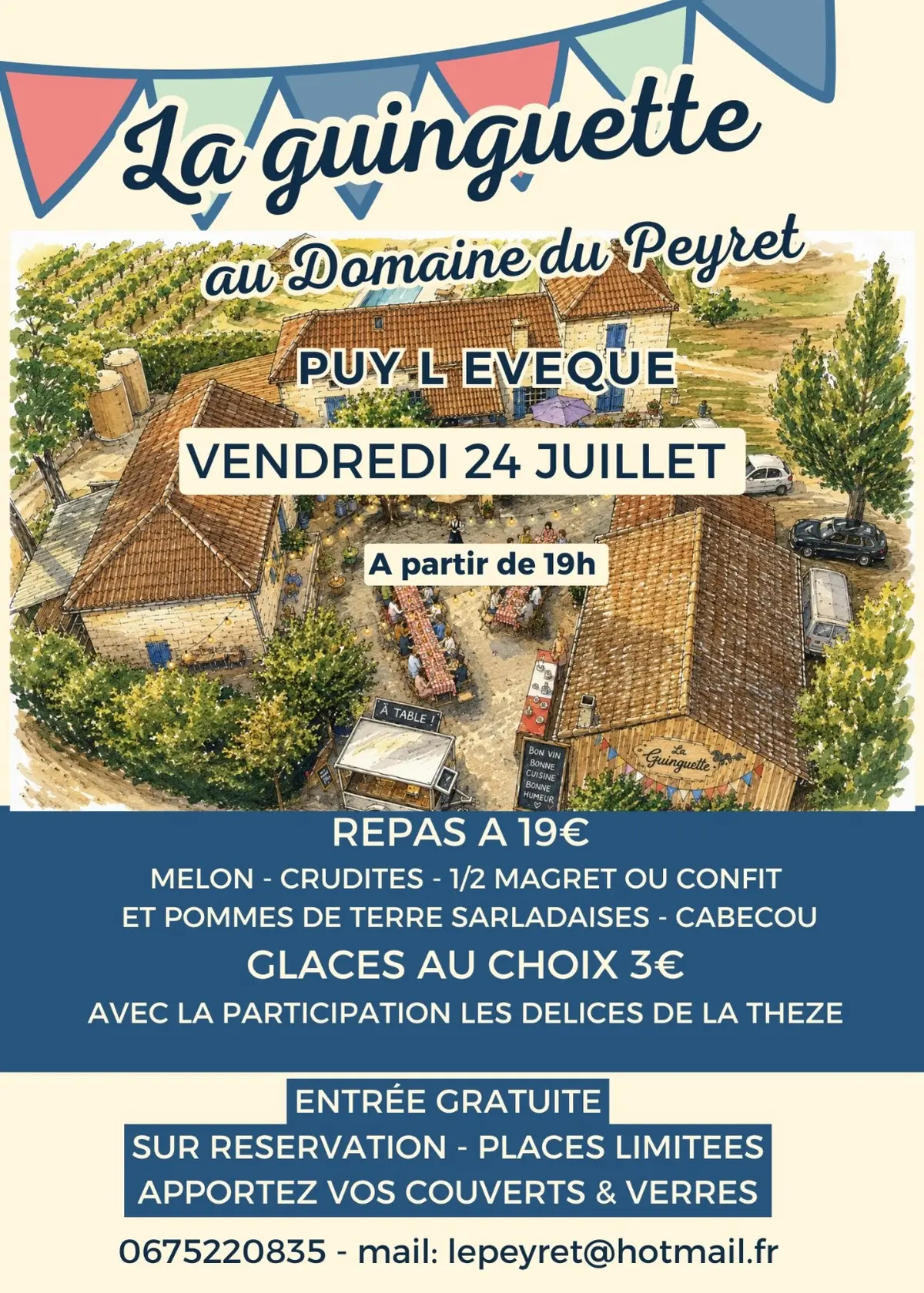 Guinguette au Domaine du Peyret