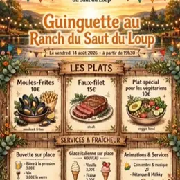 Guinguette au Ranch du Saut du Loup