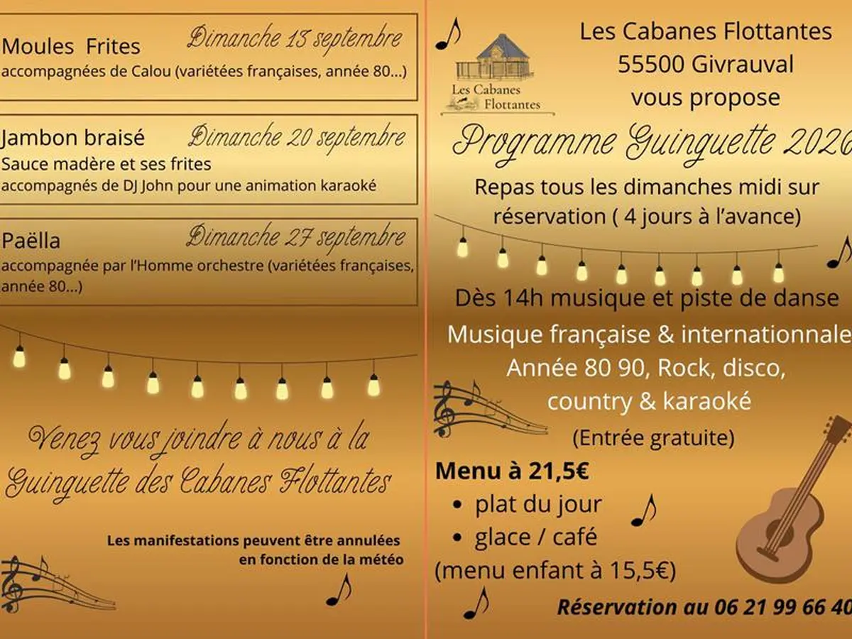 Guinguette aux Cabanes Flottantes