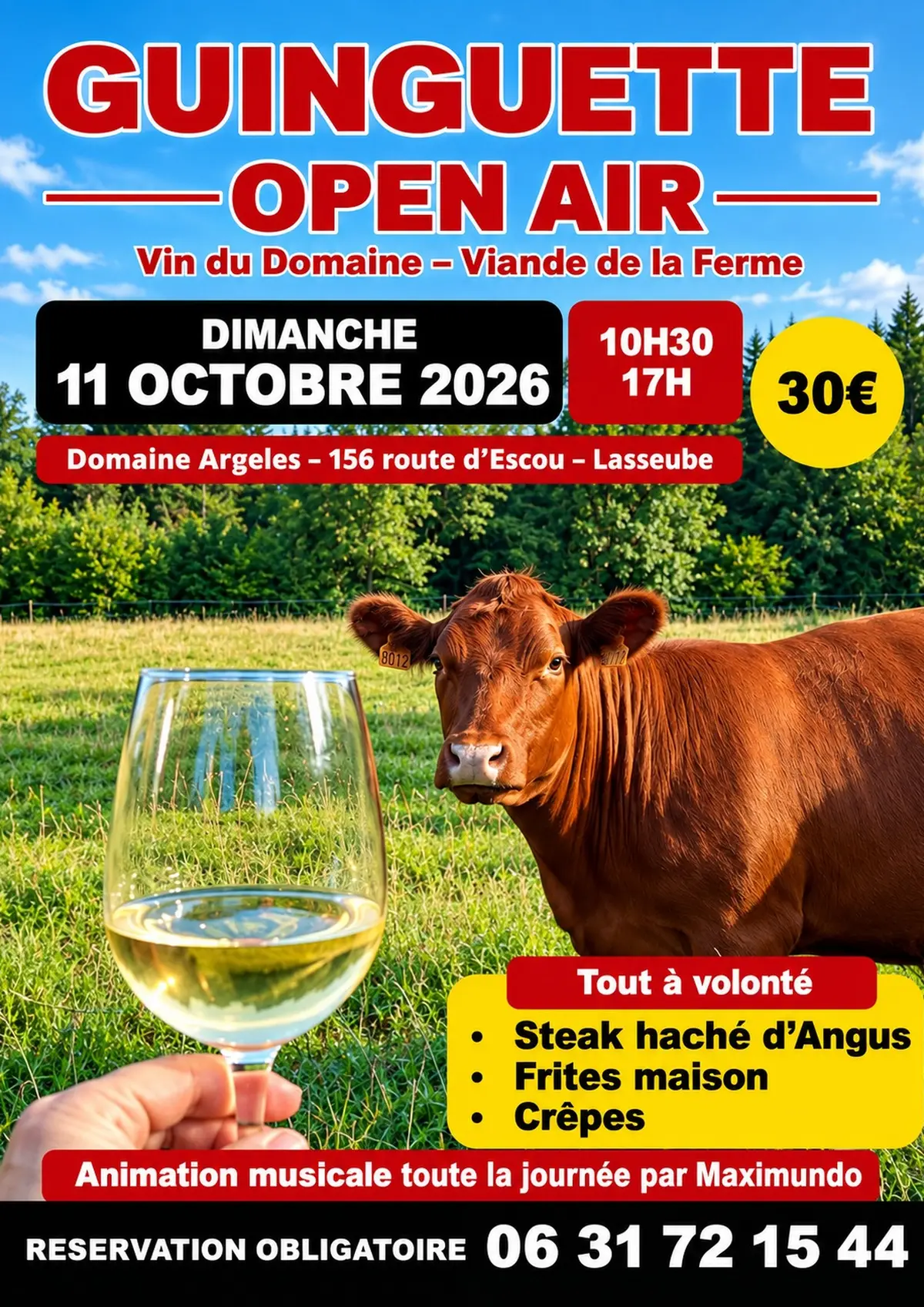 Guinguette de producteurs, viticole et bovin