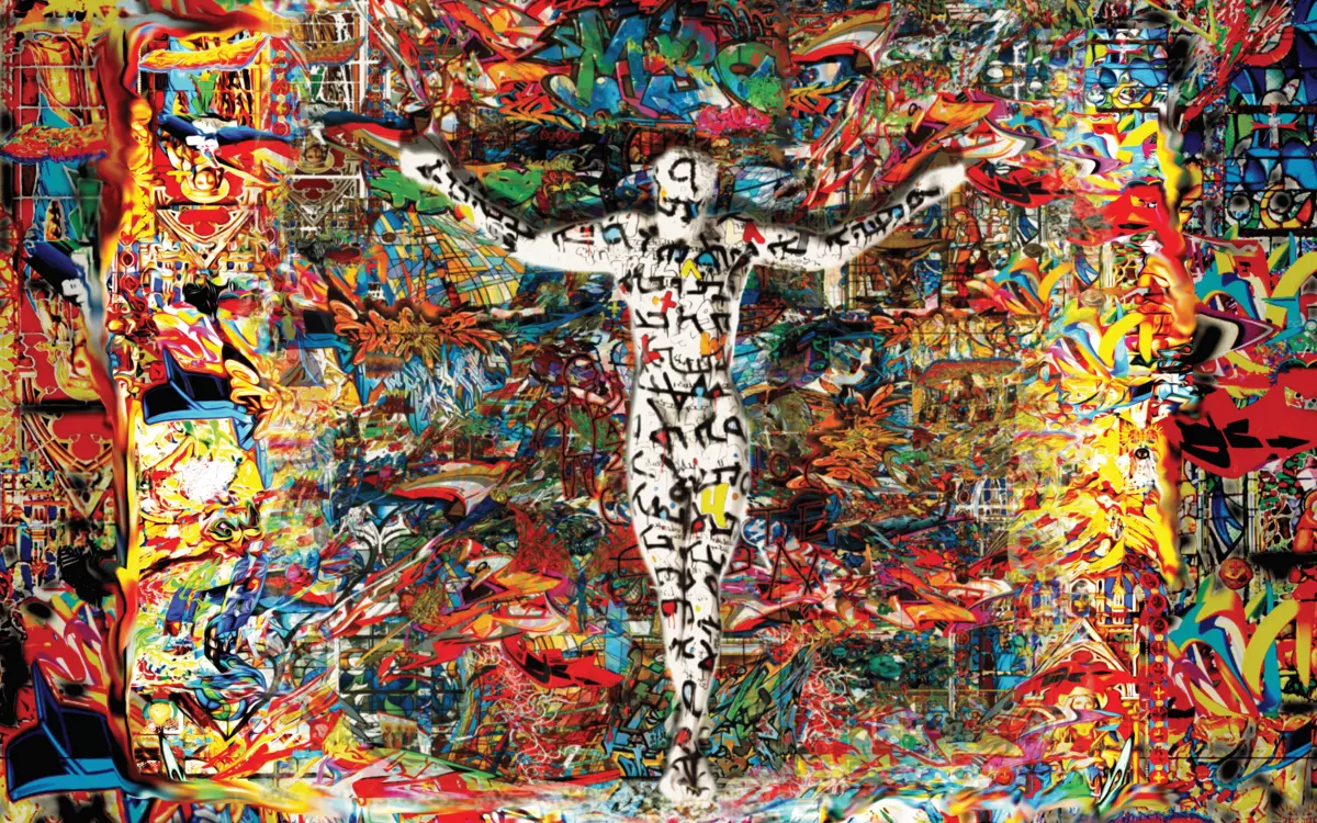 Sculptures de Jesus revisitées au travers du street art