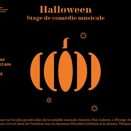 Halloween 26>30 oct. • Stage de comédie musicale pour les 8 - 12 ans à l'Arcal (Paris 20)