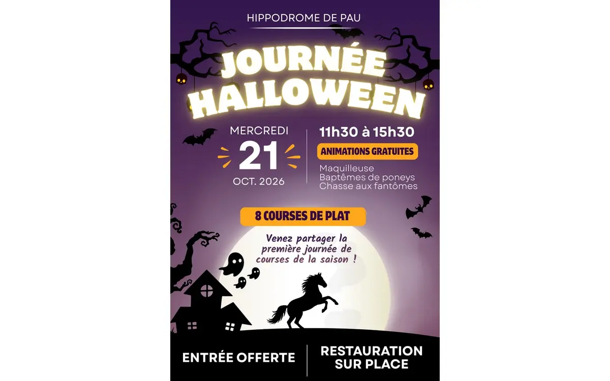 Halloween à l'Hippodrome de Pau - Courses Hippiques
