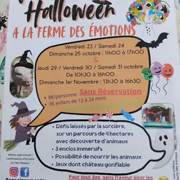 Halloween à la Ferme des émotions