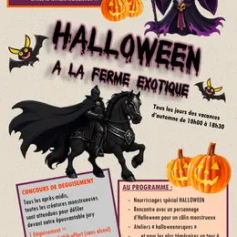 Halloween à La Ferme Exotique