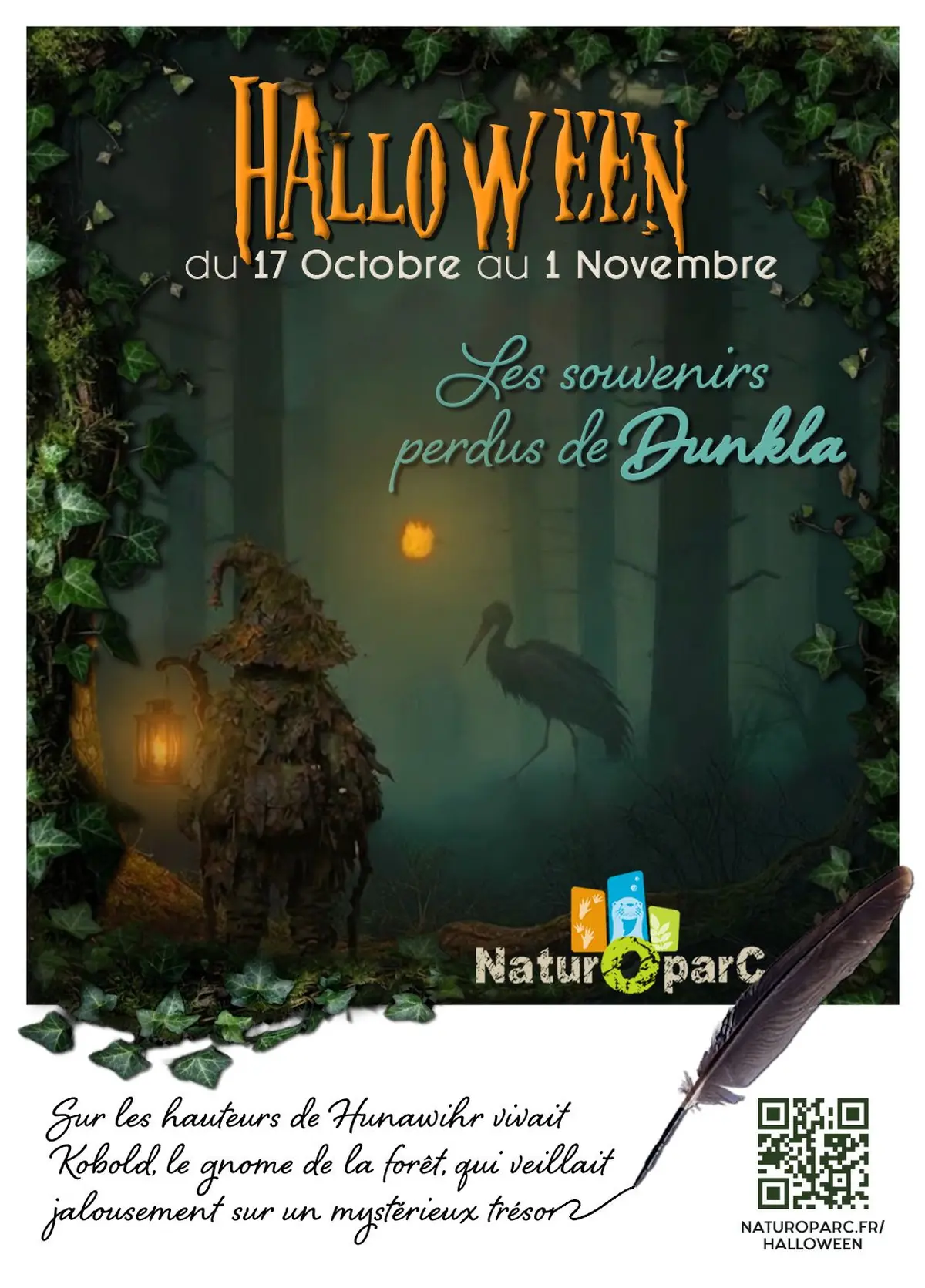 Halloween à NaturOparC : Sur les traces des souvenirs perdus de Dunkla