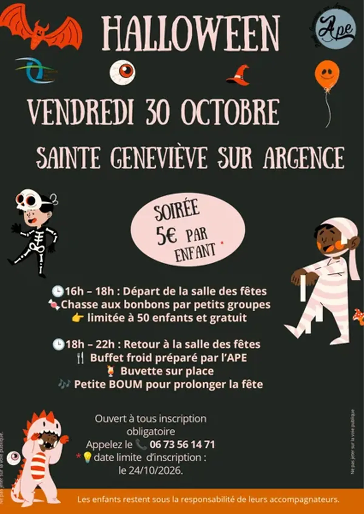 Halloween à Sainte-Geneviève-sur-Argence