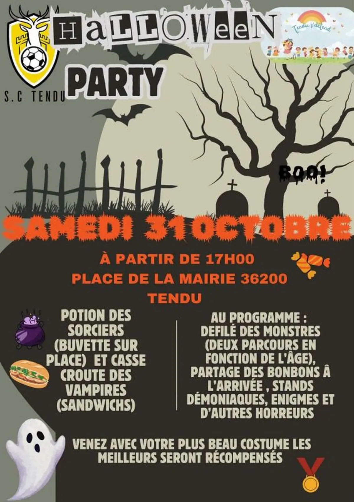 Halloween à Tendu